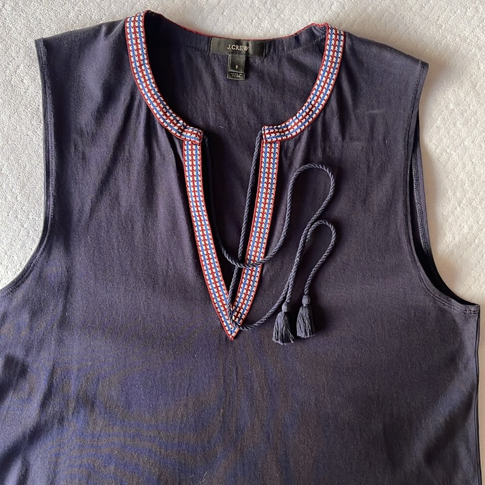 J-CREW SLEEVELESS TOP